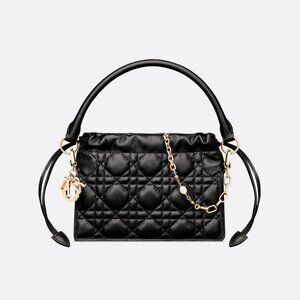 Lady Dior Milly Mini Bag Black